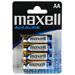 Batérie Maxell Alkaline LR6 (AA) 4ks Blister