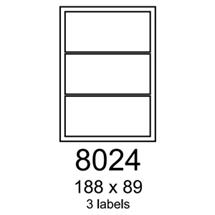 etikety RAYFILM 188x89 matné biele polyetylenové R05038024A