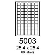 etikety RAYFILM 25,4x25,4 univerzálne biele R01005003A