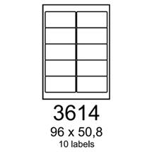 etikety RAYFILM 96x50,8 matné biele polyetylenové R05033614A