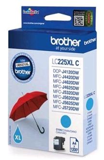 kazeta BROTHER LC-225XL Cyan MFC-J4420DW/J5320DW/J5620DW/J5720DW