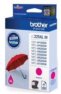 kazeta BROTHER LC-225XL Magenta MFC-J4420DW/J5320DW/J5620DW/J5720DW