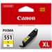 kazeta CANON CLI-551Y XL yellow MG 5450/6350, iP 7250