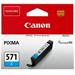 kazeta CANON CLI-571C cyan MG 5750/5751/6850/6851/7750/7751