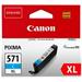 kazeta CANON CLI-571C XL cyan MG 5750/5751/6850/6851/7750/7751