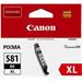 kazeta CANON CLI-581BK XL black TS6150/TS8150/TR7550/TR8550