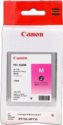 kazeta CANON PFI-104M magenta iPF 650/750