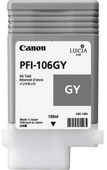 kazeta CANON PFI-106GY Grey pre iPF 6300/6300s/6350/6400/6450 (130ml)