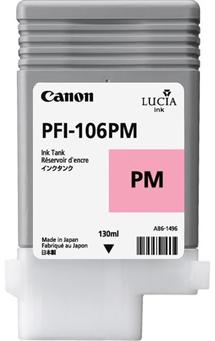 kazeta CANON PFI-106PM Photo Magenta pre iPF 6300/6300s/6350/6400/6450 (130ml)