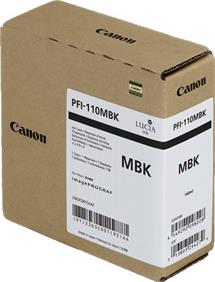 kazeta CANON PFI-110MBK matte black TX-2000/3000/4000 (160ml)