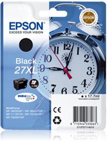 kazeta EPSON WF-3620,3640,7110,7610,7620 T2711 27XL DURABrite Black