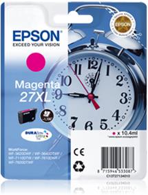 kazeta EPSON WF-3620,3640,7110,7610,7620 T2713 27XL DURABrite Magenta