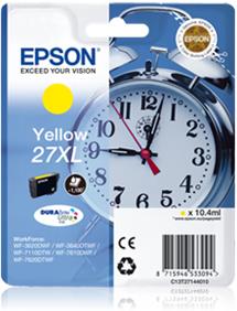 kazeta EPSON WF-3620,3640,7110,7610,7620 T2714 27XL DURABrite Yellow