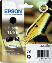 kazeta EPSON WF2520/2540 T163 Black XL 16