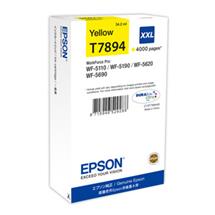 kazeta EPSON WorkForce WF5000 seria yellow XXL (4.000 strán)