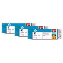 KAZETA HP C9487A 91 Light Magenta 3-pack - 3 ink cartridges 775 ml each