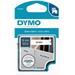 páska DYMO 16959 D1 Black On White Permanent Polyester Tape (12mm)