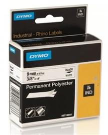 páska DYMO 18766 PROFI D1 Pernament Polyester White Tape (9mm)