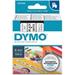 páska DYMO 43613 D1 Black On White Tape (6mm)