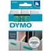 páska DYMO 45019 D1 Black On Green Tape (12mm)