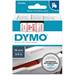 páska DYMO 45805 D1 Red On White Tape (19mm)