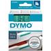 páska DYMO 45809 D1 Black On Green Tape (19mm)