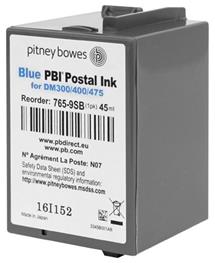 PBI Postal ink PITNEY BOWES blue Dm300/Dm400/Dm475