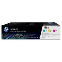 TONER HP CF341A Troj-Pack Azúrový+Purpurový+Žltý HP126 pre LJ Pro CP1025/nw