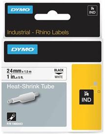 zmršťovacia bužírka DYMO 1805443 D1 RHINO Black On White (24mm) (5ks)